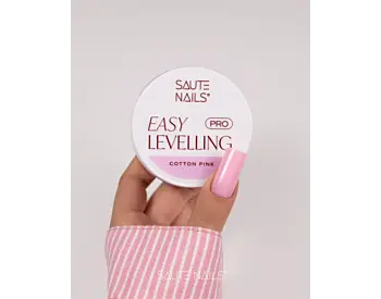 Saute Nails Easy Levelling PRO Cotton Pink Builder Gel 30 g