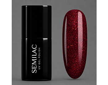 Semilac Hybridlakk 955 Holly Berry Red 7ml