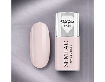 Semilac Skin Tone Cover Base Écru 7ml – Base og Farge i Ett 7ml
