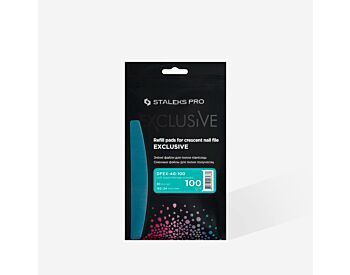  Staleks Disposable files for crescent nail file  Exclusive 40 100 grit (30 pcs) - Diverse - ibloom