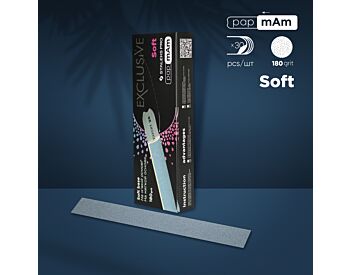 Disposable files papmAm for straight nail file (soft base) Staleks Pro Exclusive 20, 180 grit (30 pcs)