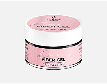 EASY FIBER GEL sparkle pink 15ml 