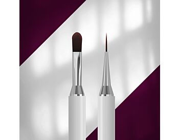 STALEKS EXCLUSIVE 06/11 Double-ended gel brush 11 mm / liner 12 mm