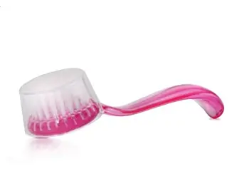 Manikyrbørste 1pcs rosa eller hvit