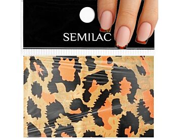 SEMILAC Transfer foil 19 WILD ANIMALS leopard print - Nail Art