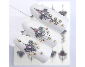 WATER STICKERS FOR Nails ORNAMENT YZW-3081 - Diverse