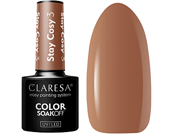 CLARESA HYBRID VARNISH Stay Cosy 3 -5g