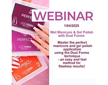 Webinar and nail course: Wet Manicure & Gel Polish with Dual Forms 1/04/2025