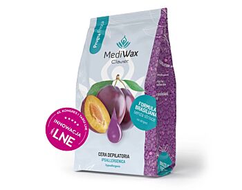 Hair removal wax MediWax Clavier , fresh plum, 500g