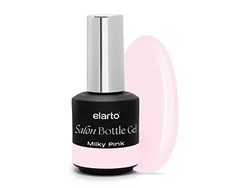 Salon Bottle Gel Milky Pink 15ml Elarto