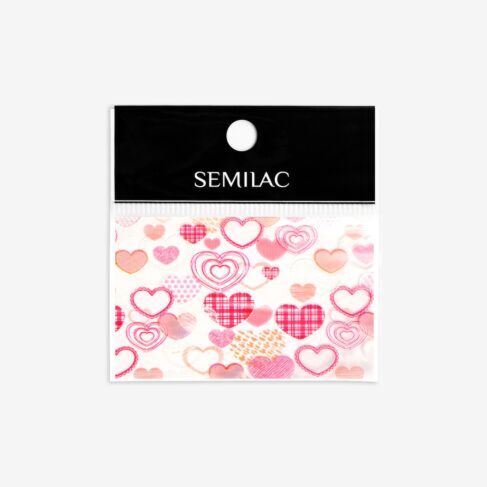 Semilac Transfer Foil 26 Pink Heart - Diverse