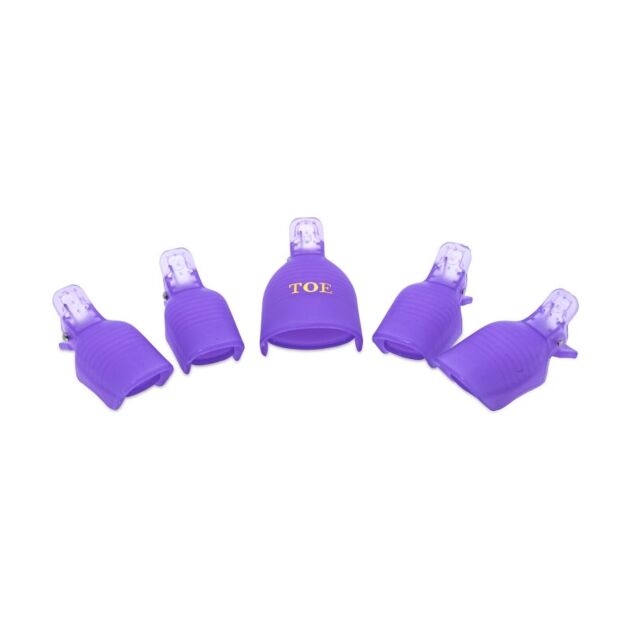 Clips for removing hybrid pedicure 5 pieces - color - Diverse