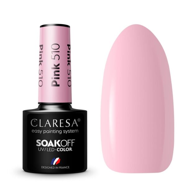 CLARESA PINK 510 HYBRID VARNISH -5G - Claresa - ibloom