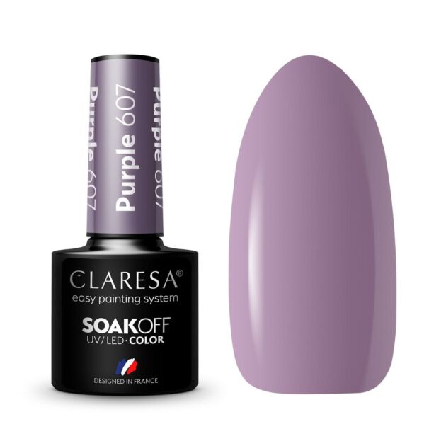 Claresa Gel Polish 5g - Purple 607 - Claresa - ibloom