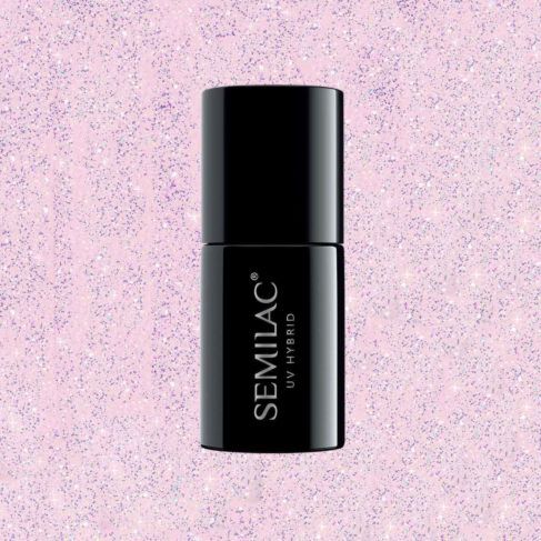 806 Semilac Extend 5in1 Glitter Delicate Pink 7 ml - Semilac - ibloom