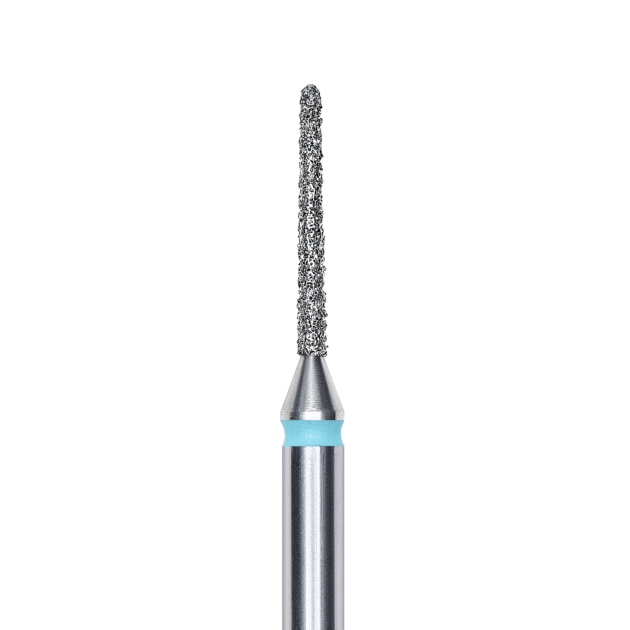 DIAMOND NAIL DRILL BIT, "NEEDLE", BLUE, HEAD DIAMETER 1 MM/ WORKING PART 10 MM - Diverse - ibloom