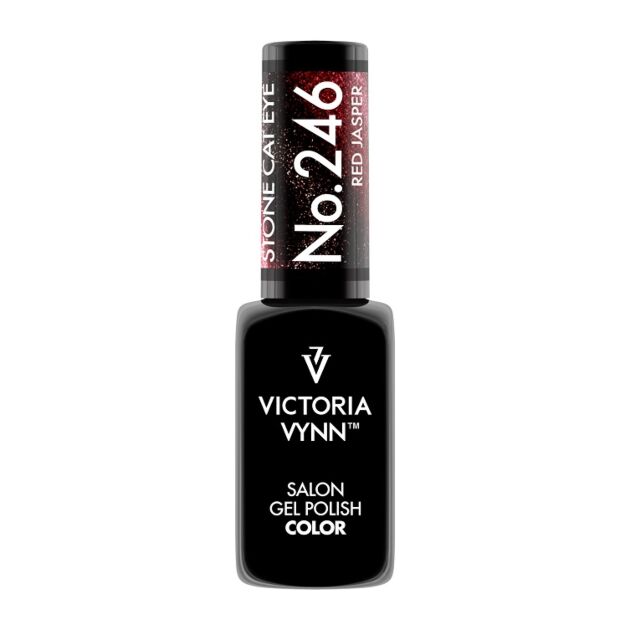 Gel Polish Color No. 246 Stone Cat Eye Red Jasper 8ml - Victoria Vynn - ibloom