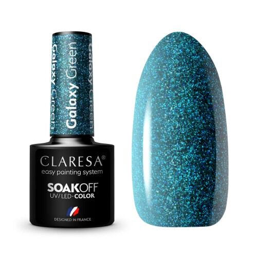 CLARESA GALAXY GREEN HYBRID POLISH 5G - Claresa - ibloom