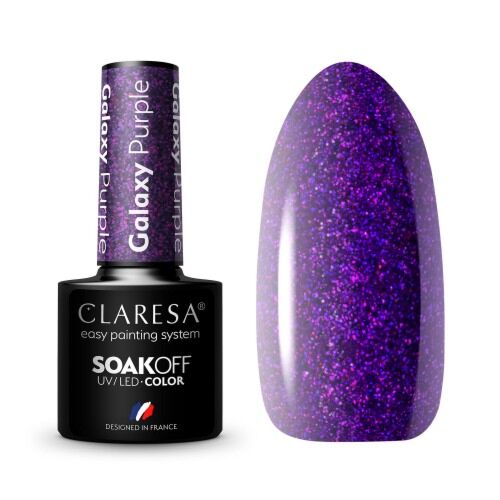 CLARESA GEL POLISH GALAXY PURPLE 5G - Claresa - ibloom