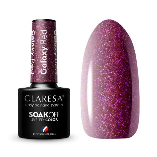 CLARESA GALAXY RED HYBRID POLISH 5G - Claresa - ibloom