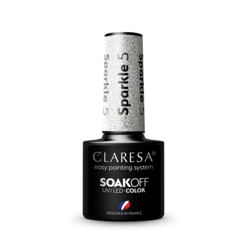 CLARESA HYBRID NAIL POLISH SPARKLE 5 -5G - Claresa