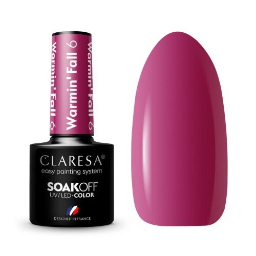 CLARESA HYBRID VARNISH WARMIN 'FALL 6 -5G - Claresa - ibloom