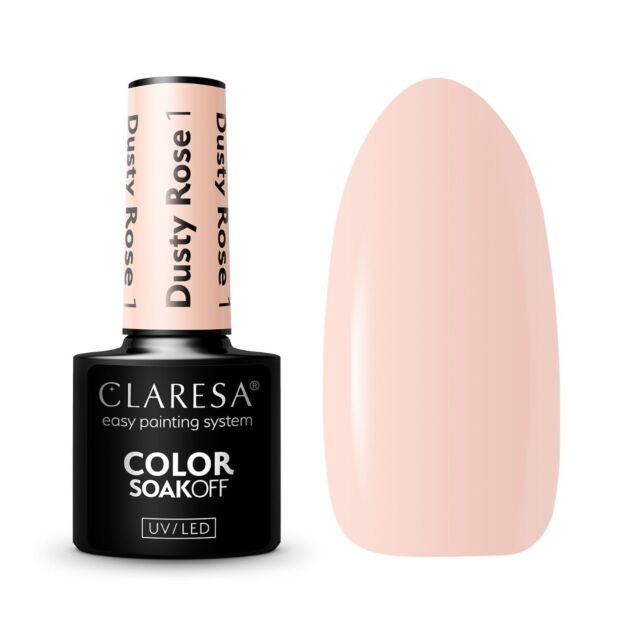 Claresa Lakier hybrydowy Dusty Rose 1 - Claresa - ibloom