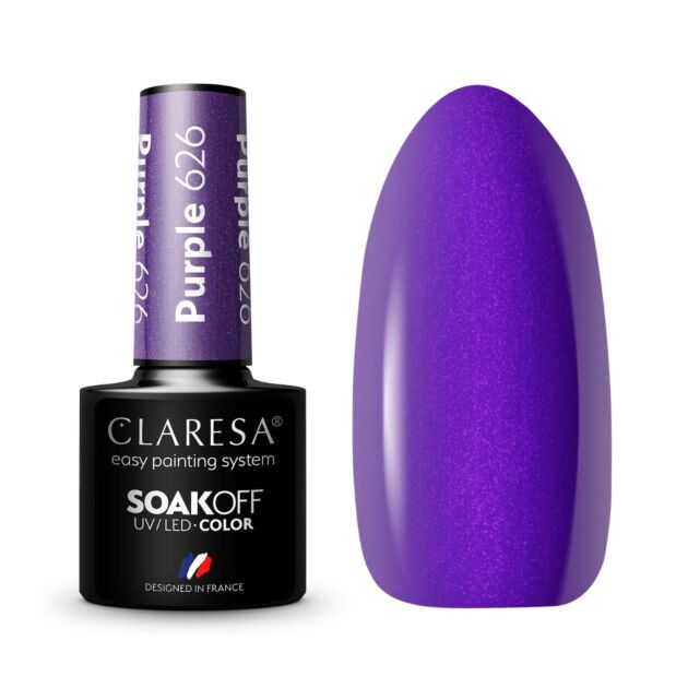 Claresa Gel Polish Purple 626 5g - Claresa - ibloom