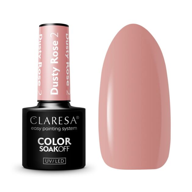 Claresa Lakier hybrydowy Dusty Rose 2 - Claresa - ibloom