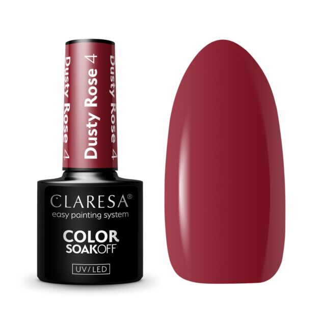 Claresa Lakier hybrydowy Dusty Rose 4 - Claresa - ibloom