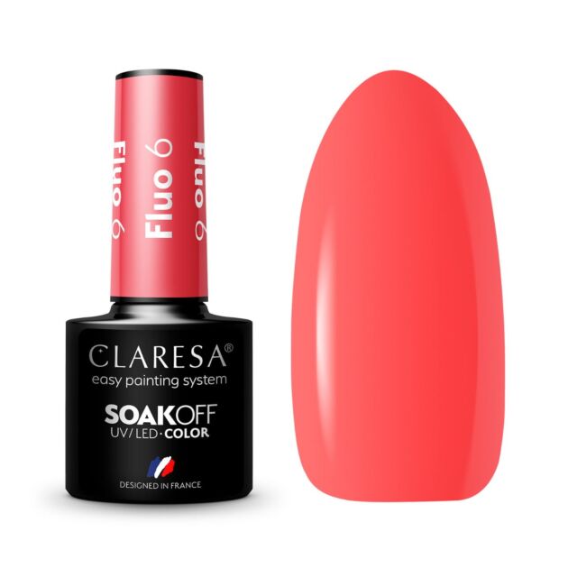 Claresa Hybrid Varnish Fluo 6 - 5g - Claresa - ibloom