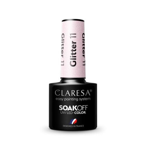CLARESA GEL POLISH GLITTER 11 -5G - Claresa