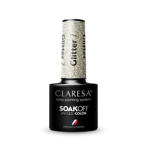 CLARESA GEL POLISH GLITTER 7 -5G - Claresa