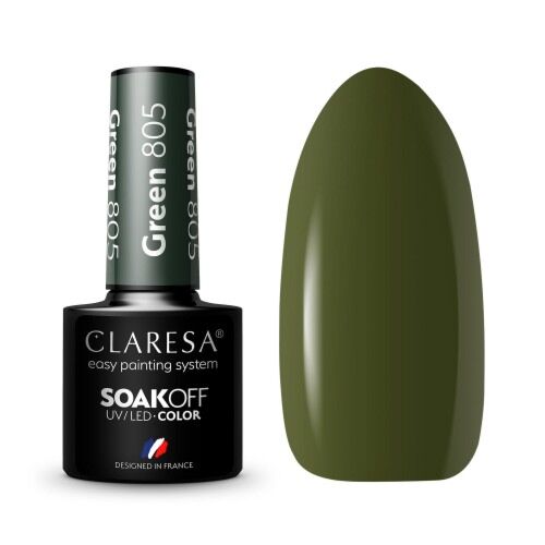 CLARESA GEL POLISH GREEN 805 -5G - Claresa - ibloom