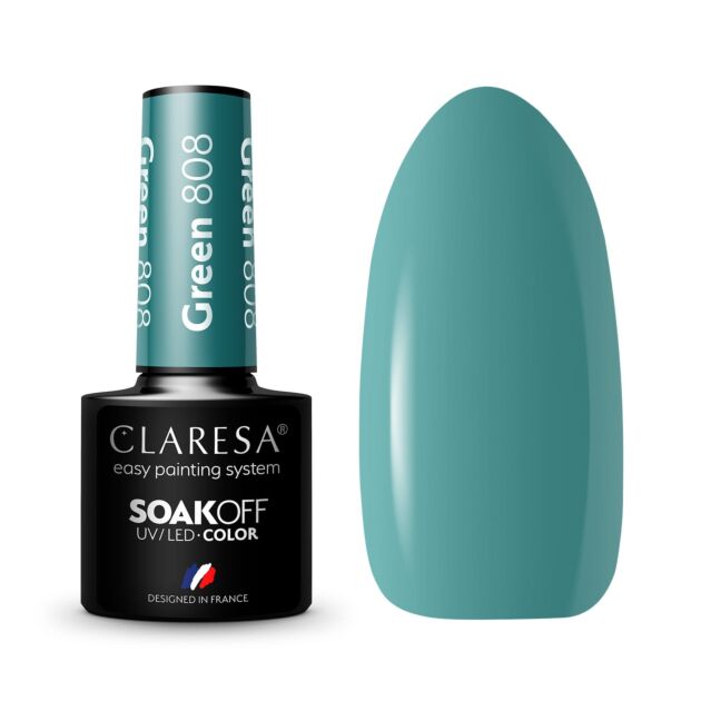 CLARESA GEL POLISH GREEN 808 -5G - Claresa - ibloom