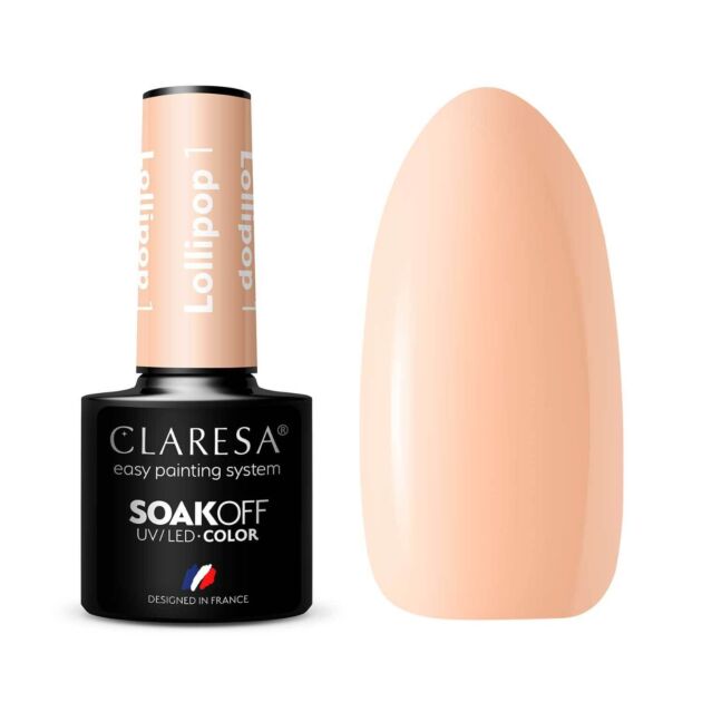 Claresa Hybrid Varnish 5ml - Lolipop 1  - Claresa - ibloom