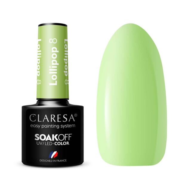 Claresa Hybrid Varnish 5ml - Lolipop 8 - Claresa - ibloom