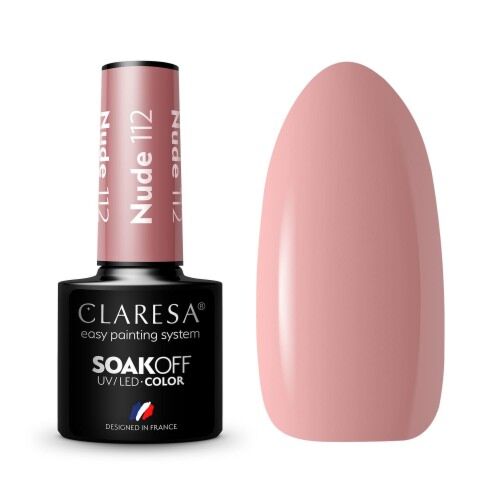 CLARESA HYBRID NAIL POLISH NUDE 112 -5G - Claresa - ibloom