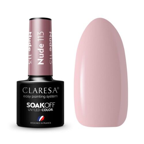 CLARESA HYBRID NAIL POLISH NUDE 113 -5G - Claresa - ibloom