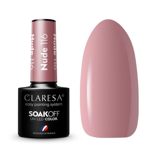 CLARESA HYBRID NAIL POLISH NUDE 116 -5G - Claresa - ibloom