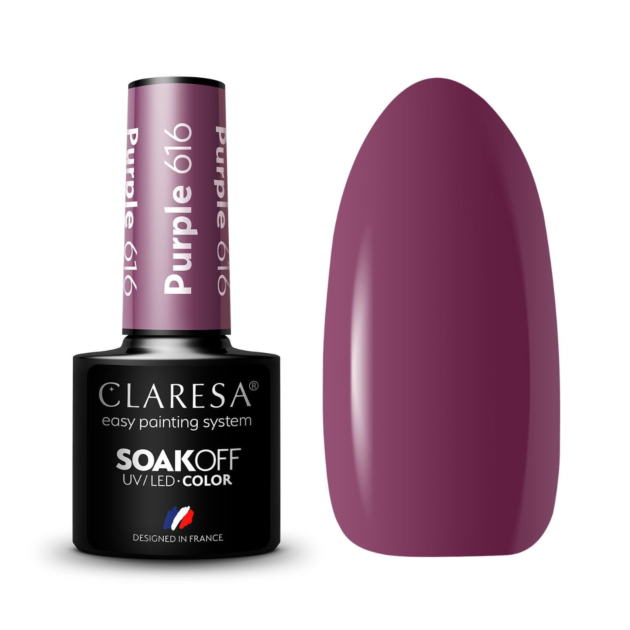 Claresa Gel Polish 5g - Purple 616 - Claresa - ibloom