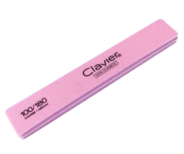 Clavier Nail File Straight 100/180 - Filer og buffer - ibloom