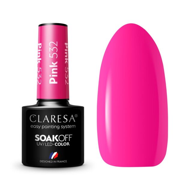 Claresa Hybrid Varnish PINK 532 - 5g - Claresa