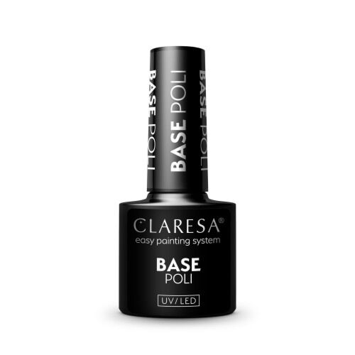 Claresa Poli Base 5g – hybridbase med akrylpulver for sterke og holdbare negler