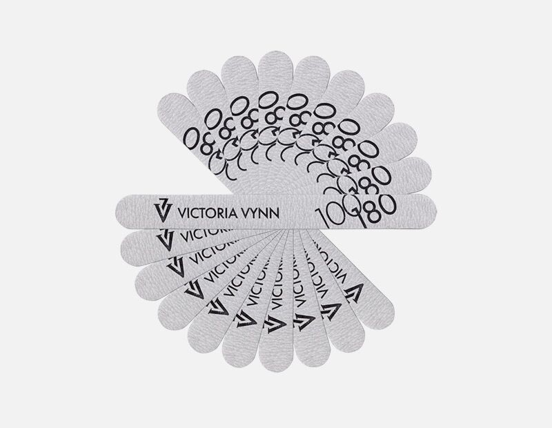 Victoria Vynn Nail File STRAIGHT 100/180 10pcs  - Filer og buffer