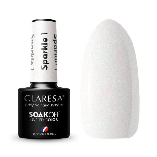 CLARESA HYBRID NAIL POLISH SPARKLE 1 -5G - Claresa - ibloom