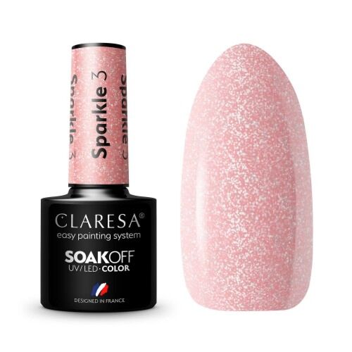 CLARESA HYBRID NAIL POLISH SPARKLE 3 -5G - Claresa - ibloom