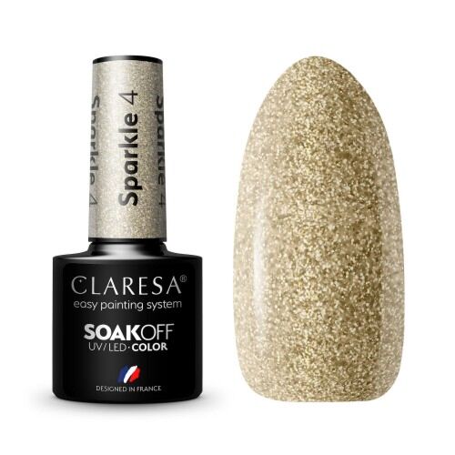 CLARESA HYBRID NAIL POLISH SPARKLE 4 -5G - Claresa - ibloom