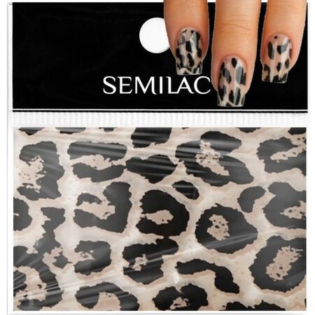 SEMILAC Transfer foil 21 WILD ANIMALS spots - Nail Art