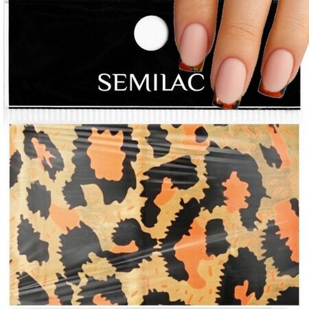 SEMILAC Transfer foil 19 WILD ANIMALS leopard print - Nail Art